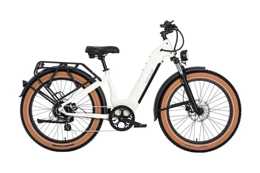 AIMA Big Sur All-Terrain E-Bike in White